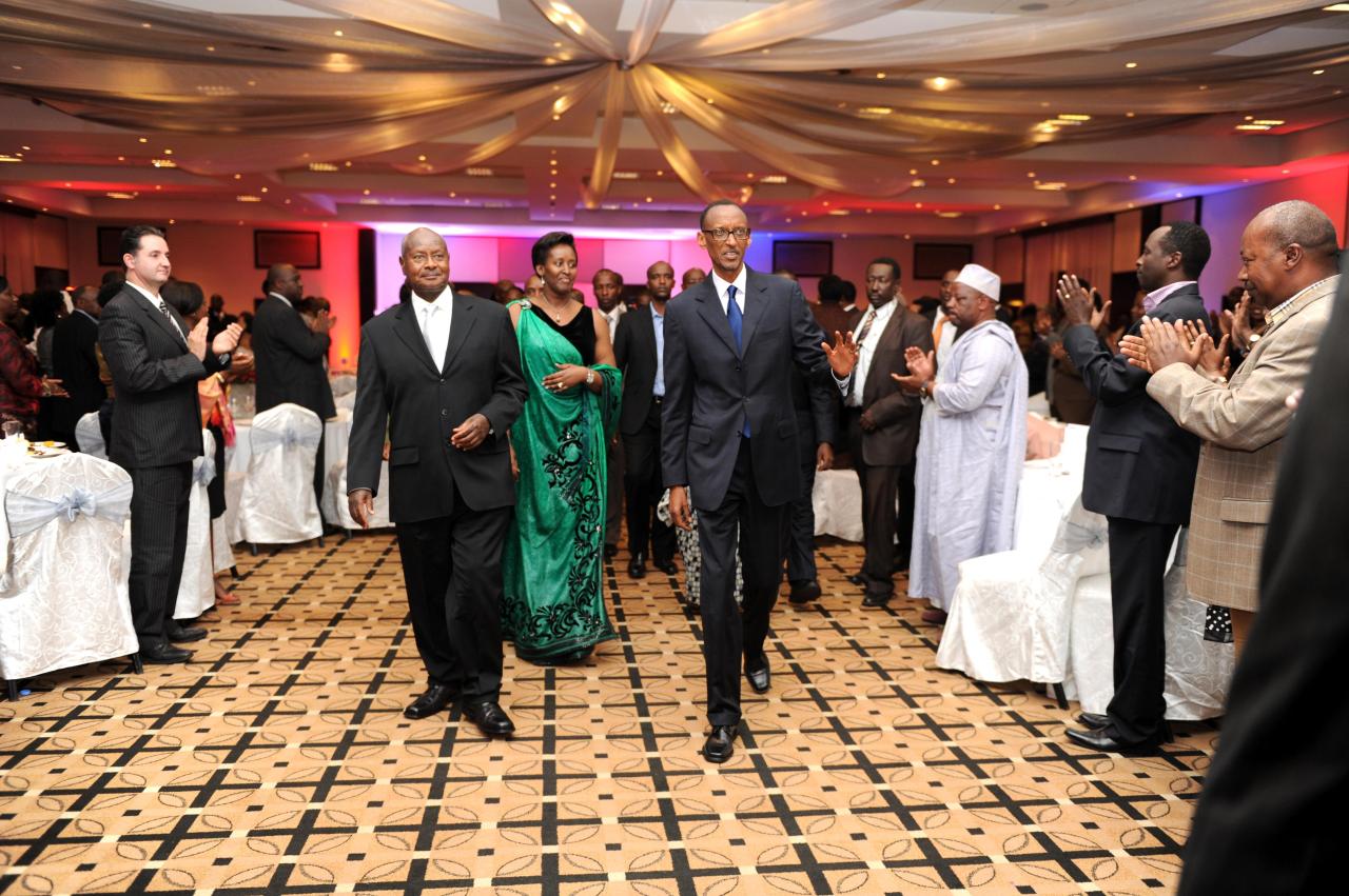 RUANDA & UGANDA PRESIDENTS